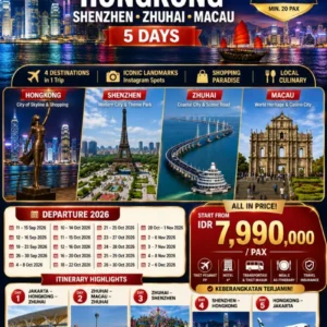 Open Trip Hongkong shenzen - zuhai - macau
