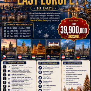 OPEN TRIP - EAST EUROPE 10 DAYS