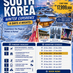 OPEN TRIP KOREA- YEAR END KOREA WINTER EXPERIENCE 6D4N